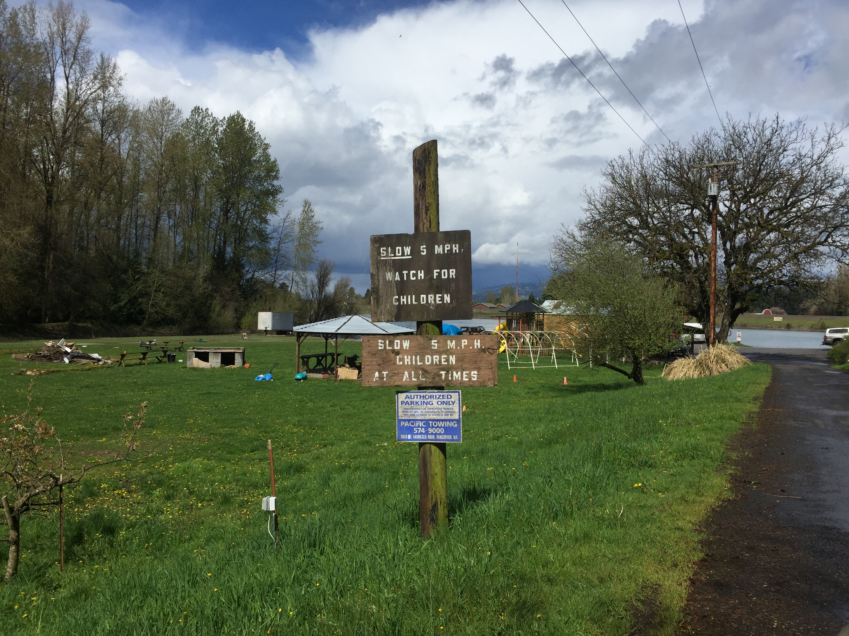 Pekin Ferry on the Lewis River boat ramp + camping Estuary Partnership